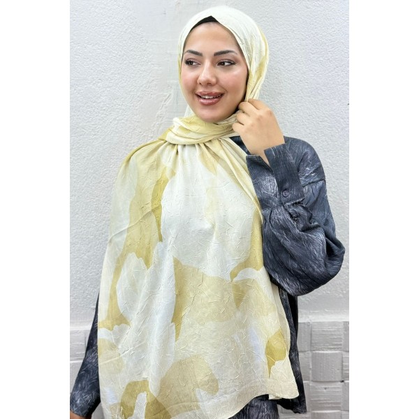 Desenli Bambu Şal 039S